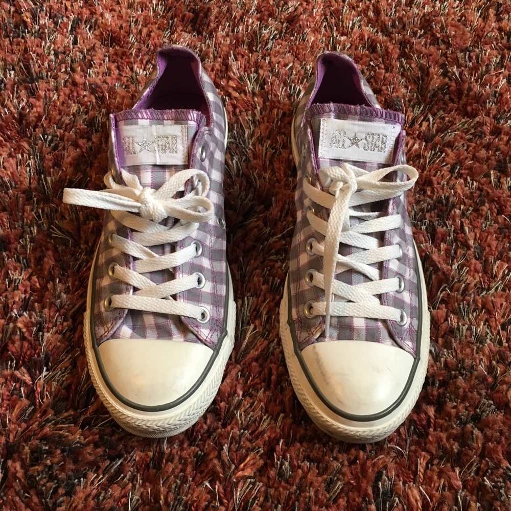 Checkered Converse Sneakers